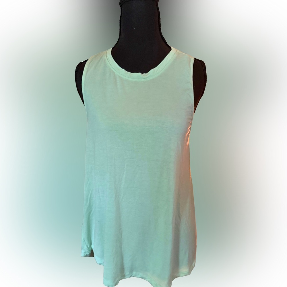 Chic Mint Sleeveless Tank Top‎